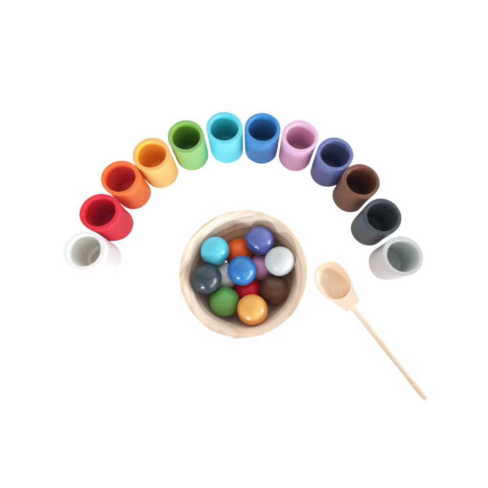 Rainbow Cups & Balls Set – Busy Little Bundles