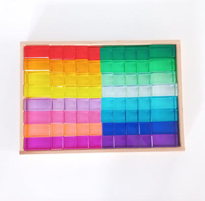 Acrylic Mixed Block Set - Multicolour