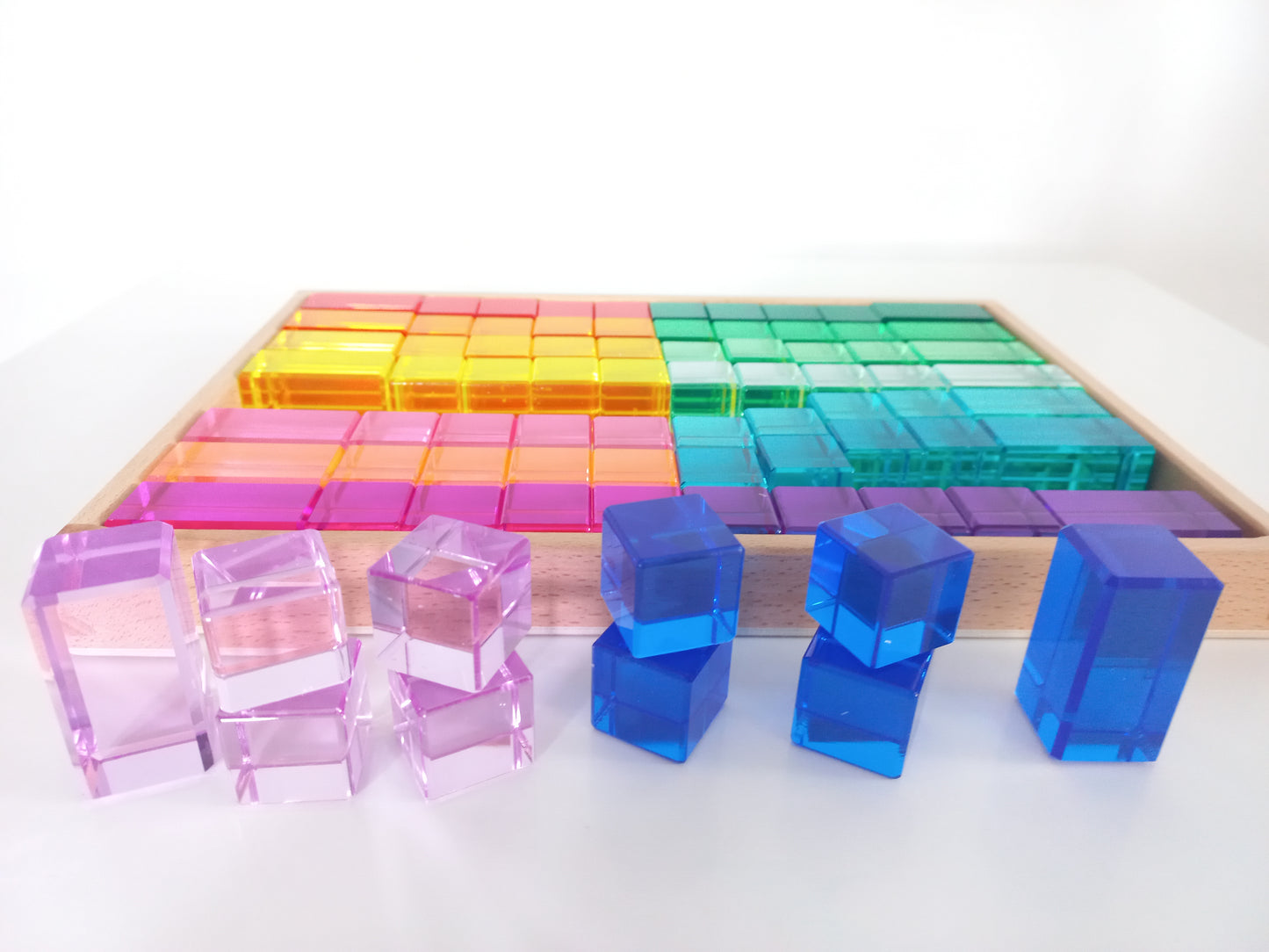 Acrylic Mixed Block Set - Multicolour