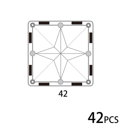 MNTL Square Set Transparent - 42 piece