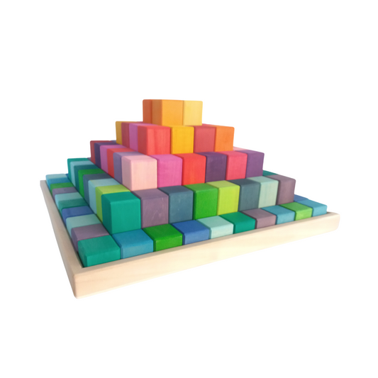 Rainbow Pyramid Blocks
